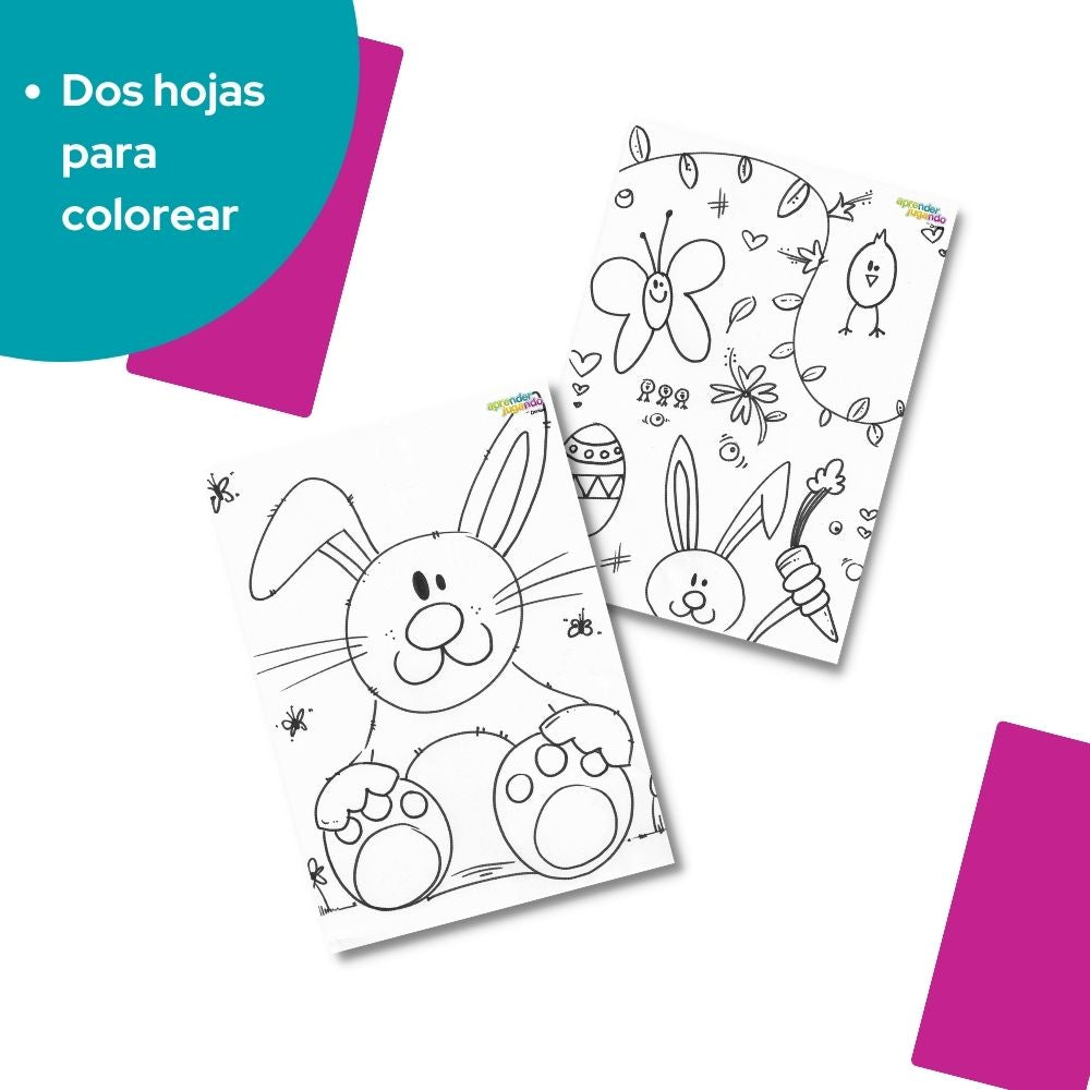 Hojas colorear de Easter